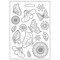 Stamperia Soft Maxi Mould A5-Create Happiness Welcome Home Butterfly